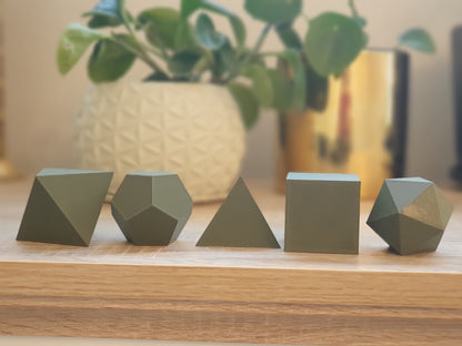 Set Solidos Platónicos 3D