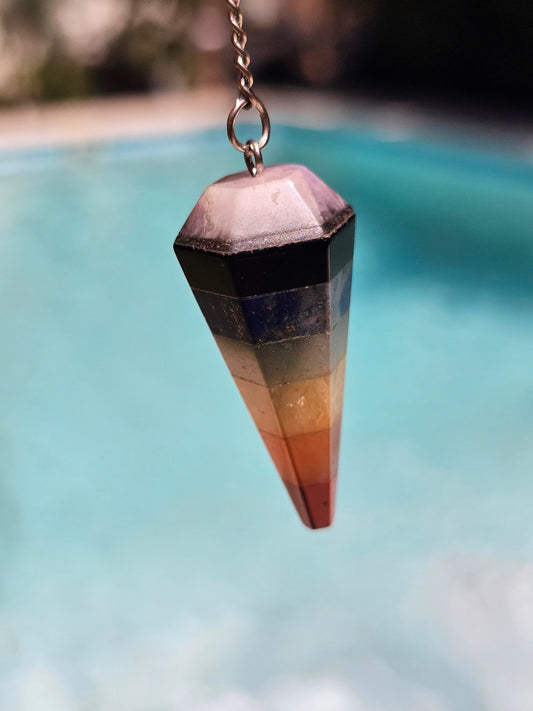 PÉNDULO SIETE CHAKRAS