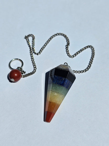 PÉNDULO SIETE CHAKRAS