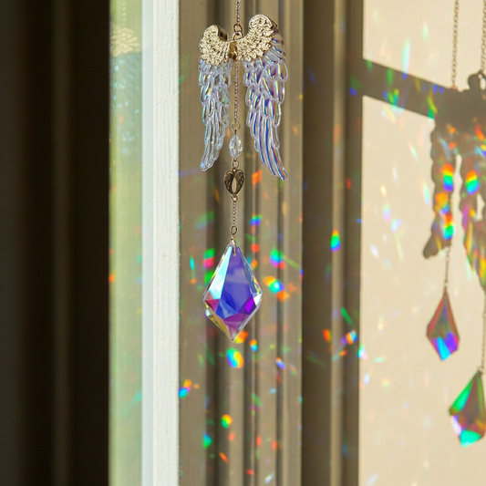 ALAS ANGEL CRISTAL DECO ATRAPASOL